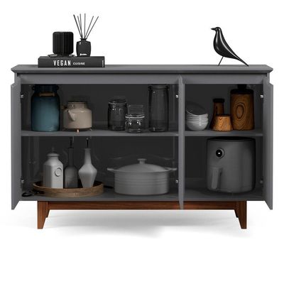 Buffet 3 Portas Flow Cinza