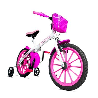 Bicicleta Bike Infantil Aro 16 Ravok Com Rodinhas 3 A 7 Anos