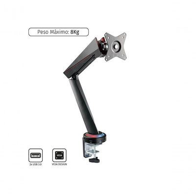 Suporte Gamer Para Monitor Com Usb 17 - 32 - Psgam1732