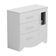 Comoda Popy Retro 1 Porta 3 Gavetas - Moveis Peroba Branco Brilho