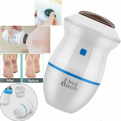 Removedor Calos Automatico Lixador Eletrico Esfoliador Lixa Pe Raspador Pele Morta Manicure Pedicure Sem Fio Praticidade