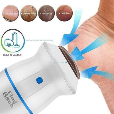 Removedor Calos Automatico Lixador Eletrico Esfoliador Lixa Pe Raspador Pele Morta Manicure Pedicure Sem Fio Praticidade