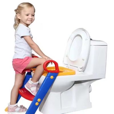 Troninho Redutor Assento Infantil Vaso Sanitário Escada Pinico Portátil Ajustável Desfralde