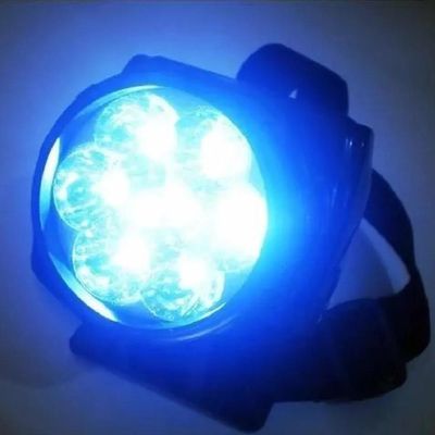 Lanterna Cabeca 7 Super Led Ciclista Capacete Bike Trilha Camping Obra Pesca Farolete Sinalizador Corrida Ajustavel Lamp
