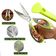 Tesoura Culinaria Multifuncoes 6 Em 1 Faca Descasca Corta Quebra Nozes Abre Garrafa Aco Inox Desmontavel Su