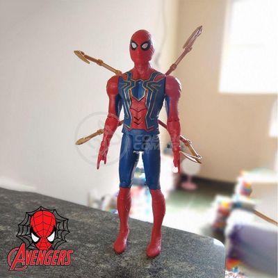 Brinquedo Boneco Vingadores Ultimato Homem Aranha 29Cm