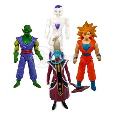 Kit 4 Bonecos Dragon Ball Super 15Cm