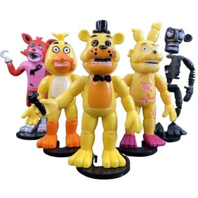 Kit 6 Bonecos Bonequinhos Five Nights At Freddy 'S Fnaf Nº3