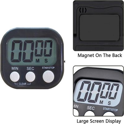 Temporizador Digital Relogio Timer Magnetico Cronometro Alarme Cozinha Academia Ima Geladeira