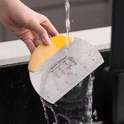 Cortador Pizza Manual Espatula Misturador Massas Paes Tortas Verdura Inox