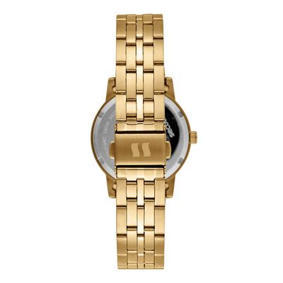 Relógio Seculus Feminino Ref: 44289lpsvda1 Casual Aço Dourado