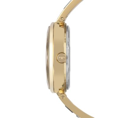 Relógio Technos Feminino Ref: 2036nav/1k Bracelete Dourado