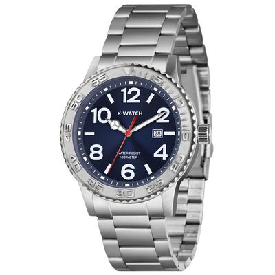 Relógio X-Watch Masculino Ref: Xmss1061 D2sx Casual Prateado