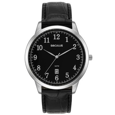Relógio Seculus Masculino Ref: 44302g0svnc1 Clássico Prateado