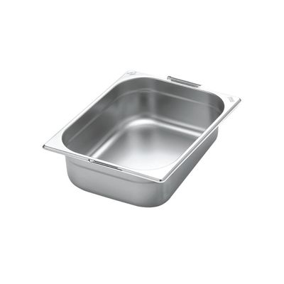 Cuba Tramontina 1/2 em Aço Inox com Alças Moveis Profundidade 100 mm - Aço 304