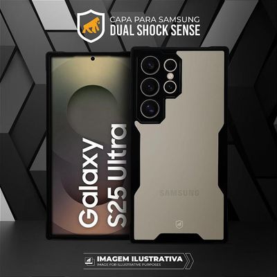 Capa para Samsung Galaxy A56 - Dual Shock Sense Preta - Gshield