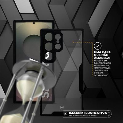 Capa para Samsung Galaxy A56 - Dual Shock Sense Preta - Gshield