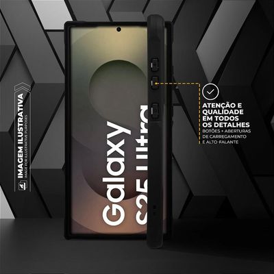 Capa para Samsung Galaxy A56 - Dual Shock Sense Preta - Gshield