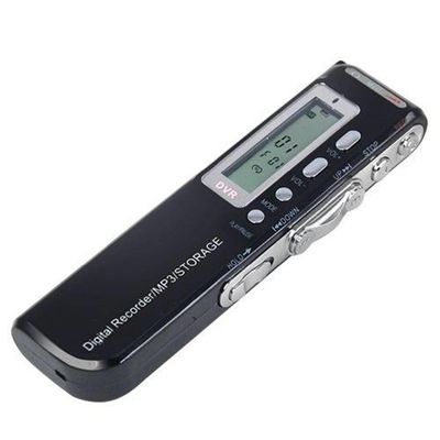 Gravador De Voz Digital E Music Player Grava Até 576 Horas 8 Gb