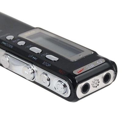 Gravador De Voz Digital E Music Player Grava Até 576 Horas 8 Gb