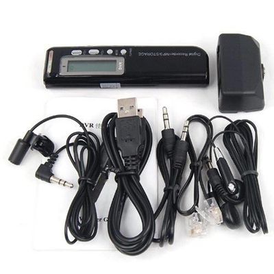 Gravador De Voz Digital E Music Player Grava Até 576 Horas 8 Gb