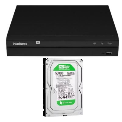 NVD INTELBRAS 1404 04 canais IP C/HD 500GB