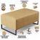 Kit 02 Puffs Decorativo Para Sala de Estar Cléo W01 Base de Ferro 90 cm Couríssimo Fendi - Lyam Decor