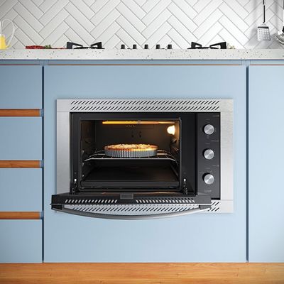 Forno de Embutir U Top Elétrico 44 Litros com Grill e Timer Atlas Preto / 110v