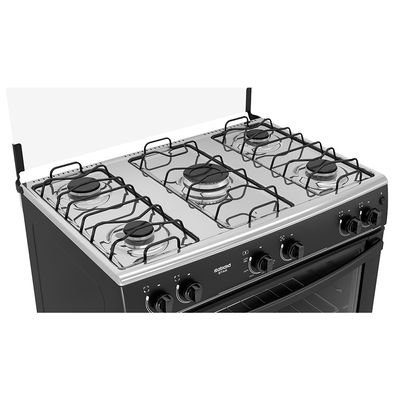 Fogão de Piso com Acendimento Automático Star 5 Bocas Itatiaia Preto / Bivolt