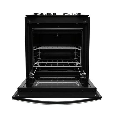 Fogão De Embutir 4B Preto Com Mesa De Vidro Dako Bivolt