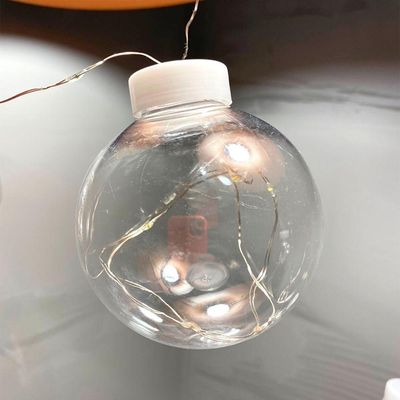 Varal Led 10 Lampadas Bola Incandescentes Fio De Fada Branco Frio