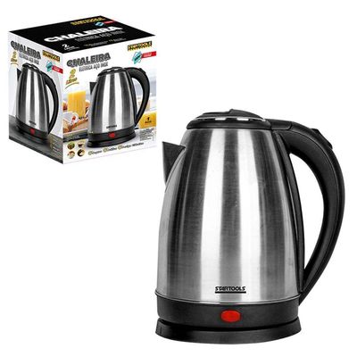 Chaleira Inox Elétrica 2 Litros Chimarrão Chá Café 220v