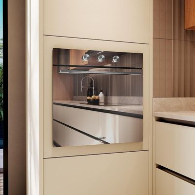 Forno Elétrico Digital De Embutir Mueller Espelhado 70 Litros Com Função Fryer MFE70K 220V