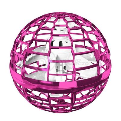 Bola Spinner Voadora Led Divertido Colorido Rgb Rosa