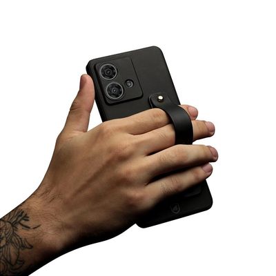 Kit Capa Silicon Veloz para Samsung Galaxy A05 + Ring Socket + Cordão - Preto - Gshield