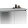 Buffet Classic Branco Acetinado Com Espelho - Imcal Móveis