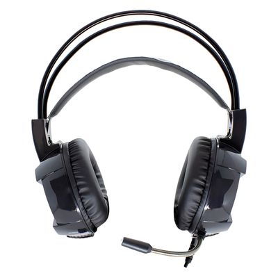 Headset Gamer MO-HP50 com Som Imersivo, Microfone com Cancelamento de Ruído e LED Vermelho