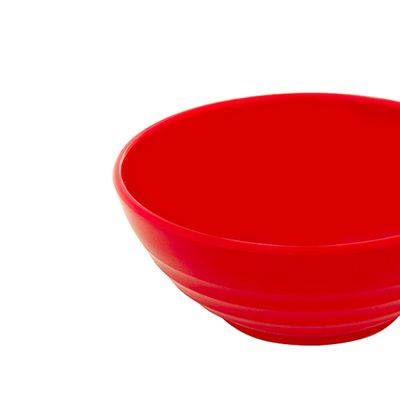Bowl Oriental Redondo 500ml Vermelho em Polipropileno