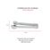 Pegador Carne Gelo Frios Inox Mini Utensilios Profissional