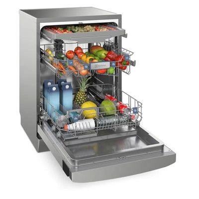 Lava-Louças Electrolux 14 Serviços Inox com Função Higienizar Compras (LL14X) 127V