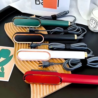 Escova Pente Alisadora Para Cabelo Profissional Preta