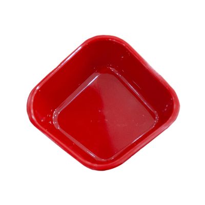 Ramequim Assimétrico 100ml Vermelho em Polipropileno