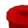 Ramequim Gourmet Bliss com Tampa 150ml Vermelho em Silicone