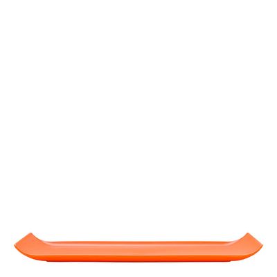 Bandeja Coffee Retangular 15x30 Laranja em Polipropileno