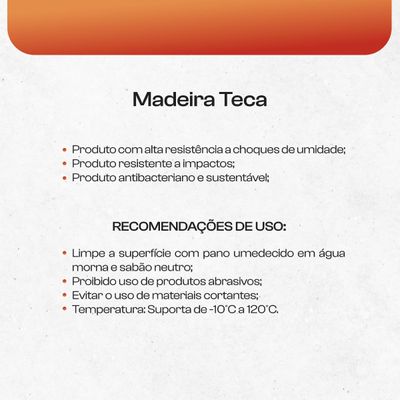 Expositor Modular para Pâtisserie 40x20x12cm em Madeira Teca