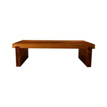Expositor Modular para Pâtisserie 40x20x12cm em Madeira Teca