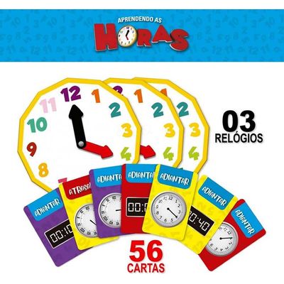 JOGO APRENDENDO AS HORAS PAIS E FILHOS