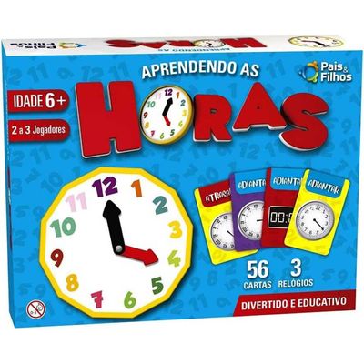 JOGO APRENDENDO AS HORAS PAIS E FILHOS