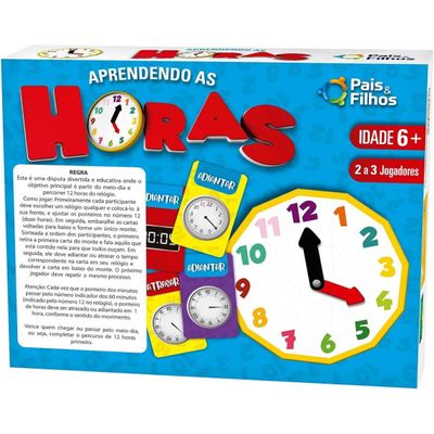 JOGO APRENDENDO AS HORAS PAIS E FILHOS