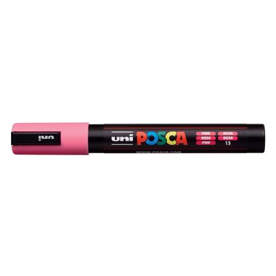 MARCADOR PERMANENTE PC-5M ROSA POSCA